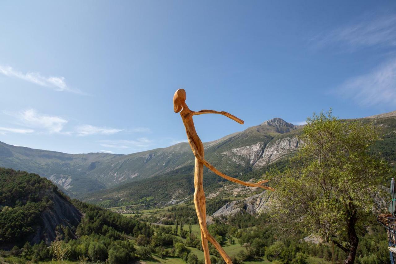 Gaïa, maison d'hôtes Verdon, vue féerique Blieux Esterno foto